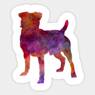 German Hunting Terrier in watercolor Sticker
